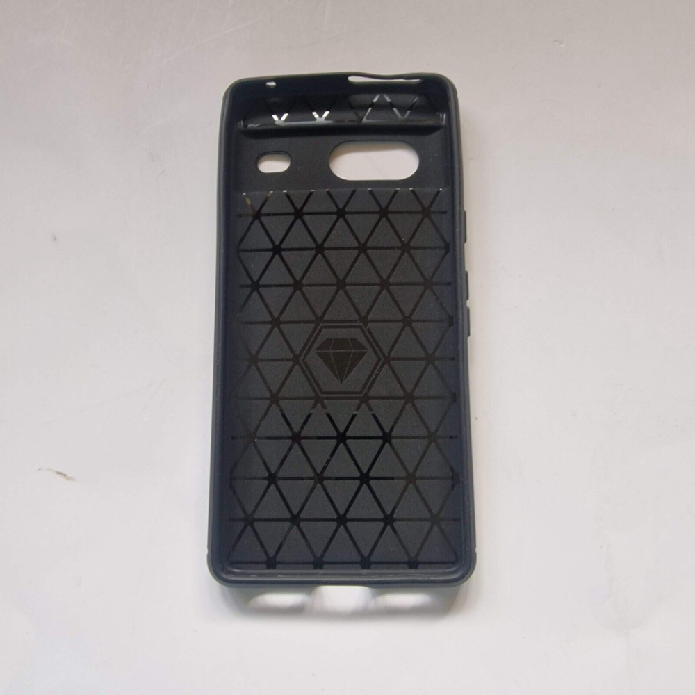 Pixel 7 Silicone Shockproof Carbon Fibre Phone Cover - Picture 2 of 3